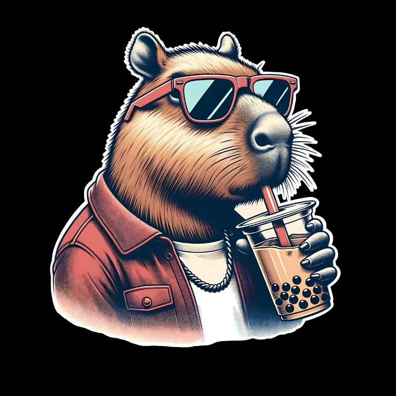 Capybara Bubble Tea