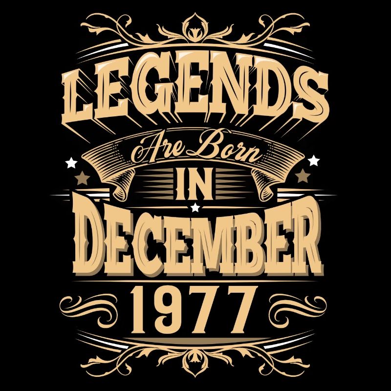 Légende de l’anniversaire de décembre 1977