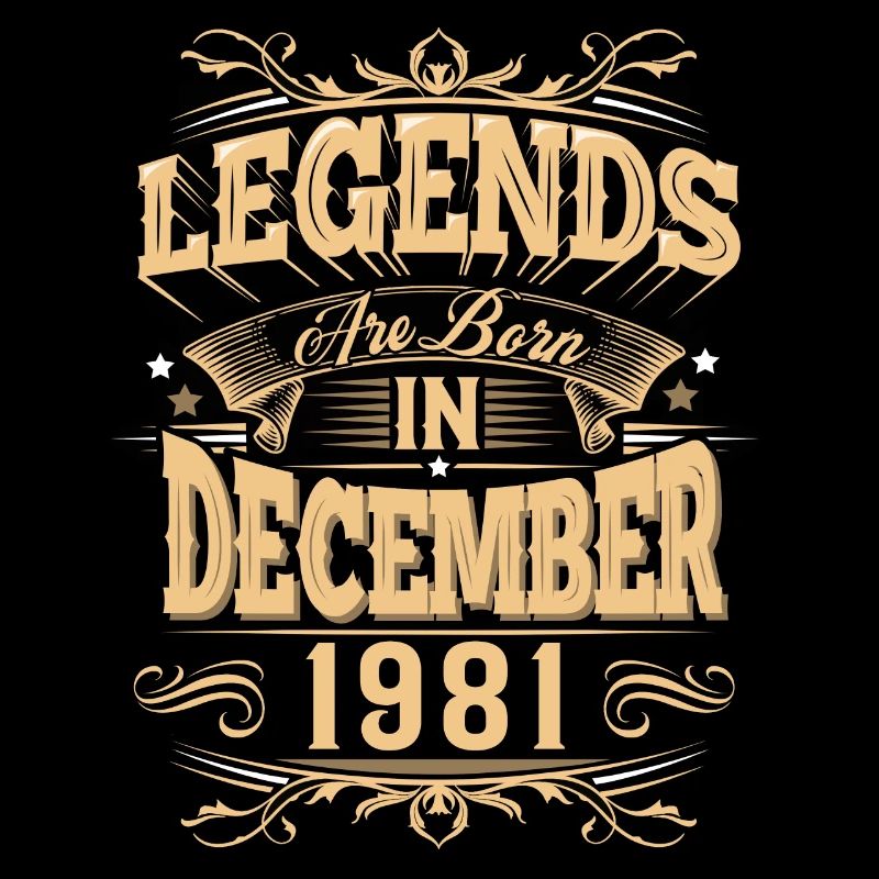 Légende de l’anniversaire de décembre 1981