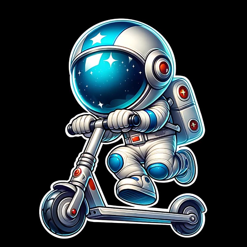 E-Scooter E-Roller Astronaut Scooter