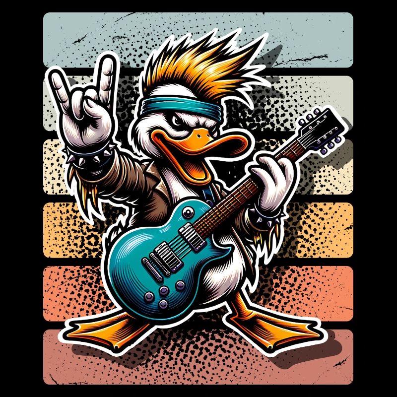 Duck Rock and Roll Guitariste