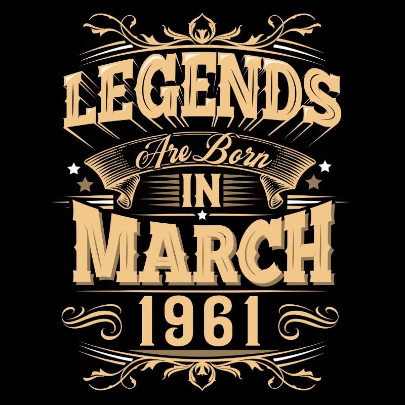 Légende de l’anniversaire de mars 1961