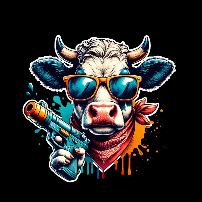 Pistolet à eau vache