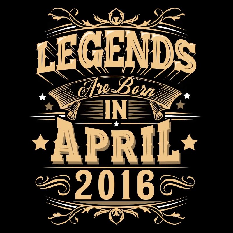 April 2016 Birthday Legend