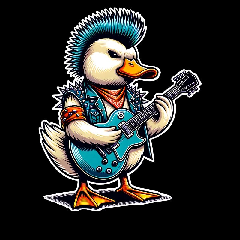 Duck Rock and Roll Guitarist