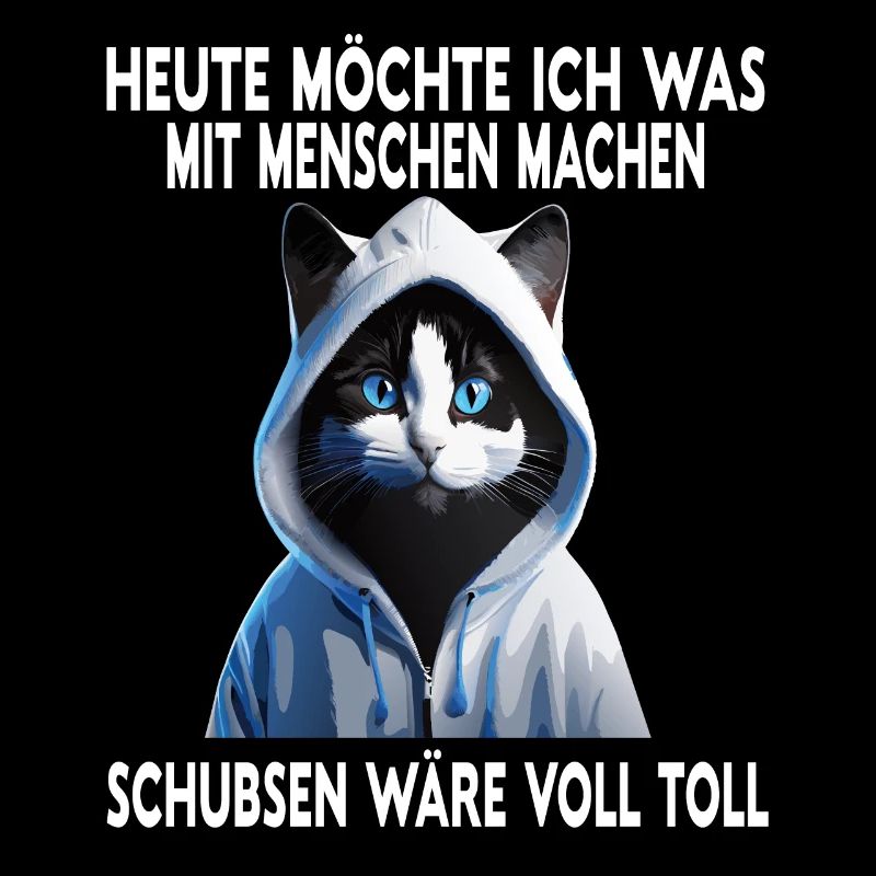 Heute möchte ich was mit Menschen machen Schubsen