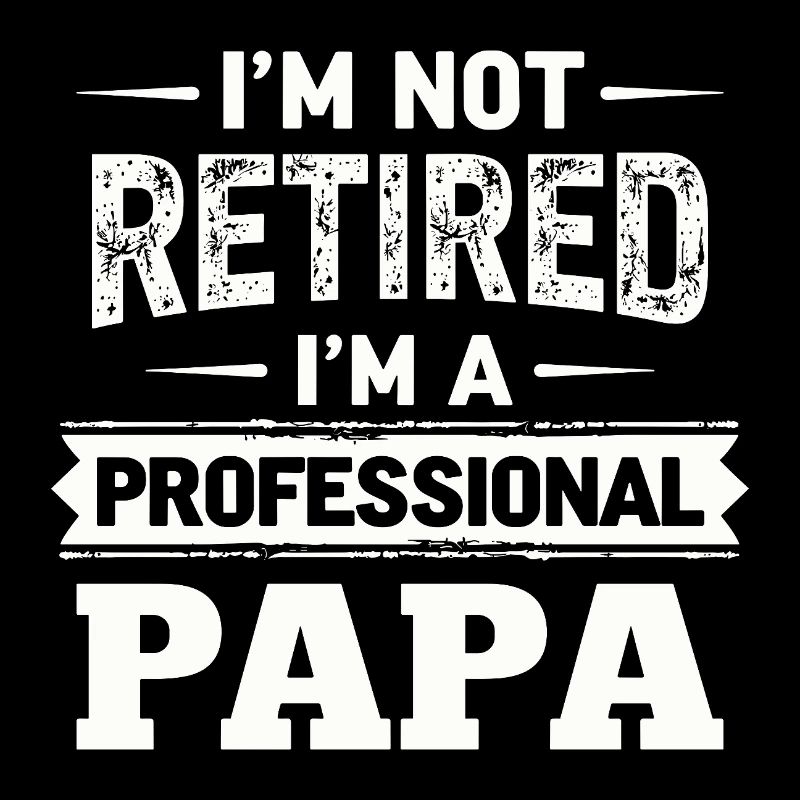 Papa professionnel Pas de pension de retraite Retraité