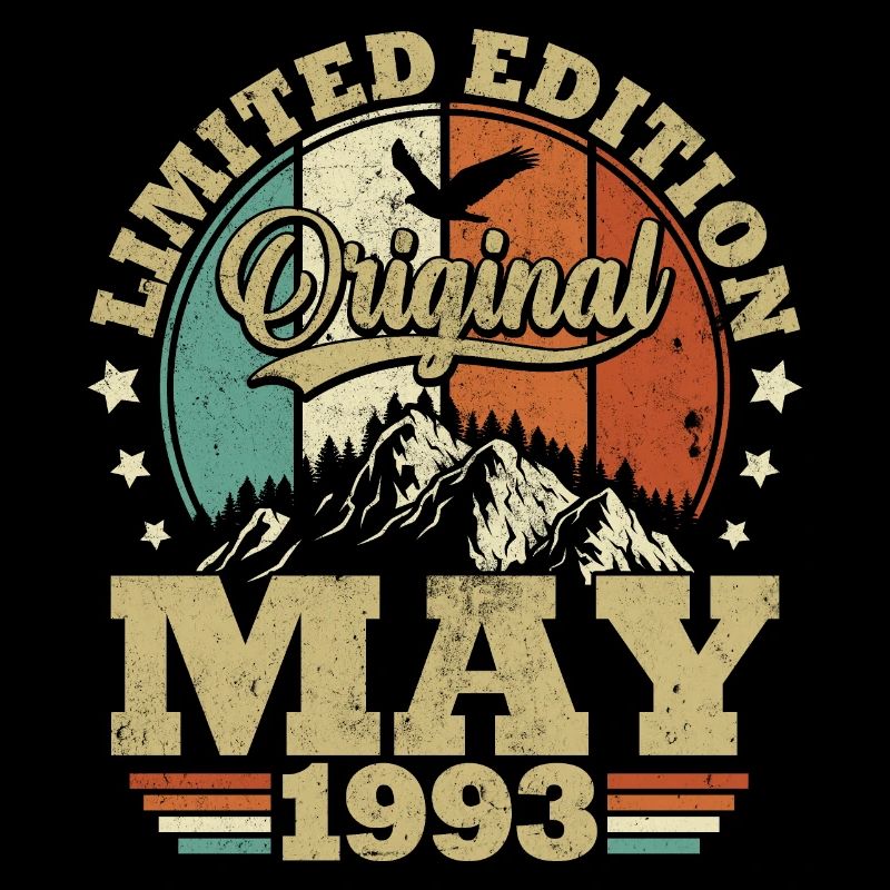 Geburtstagsgeschenk geboren im Mai 1993