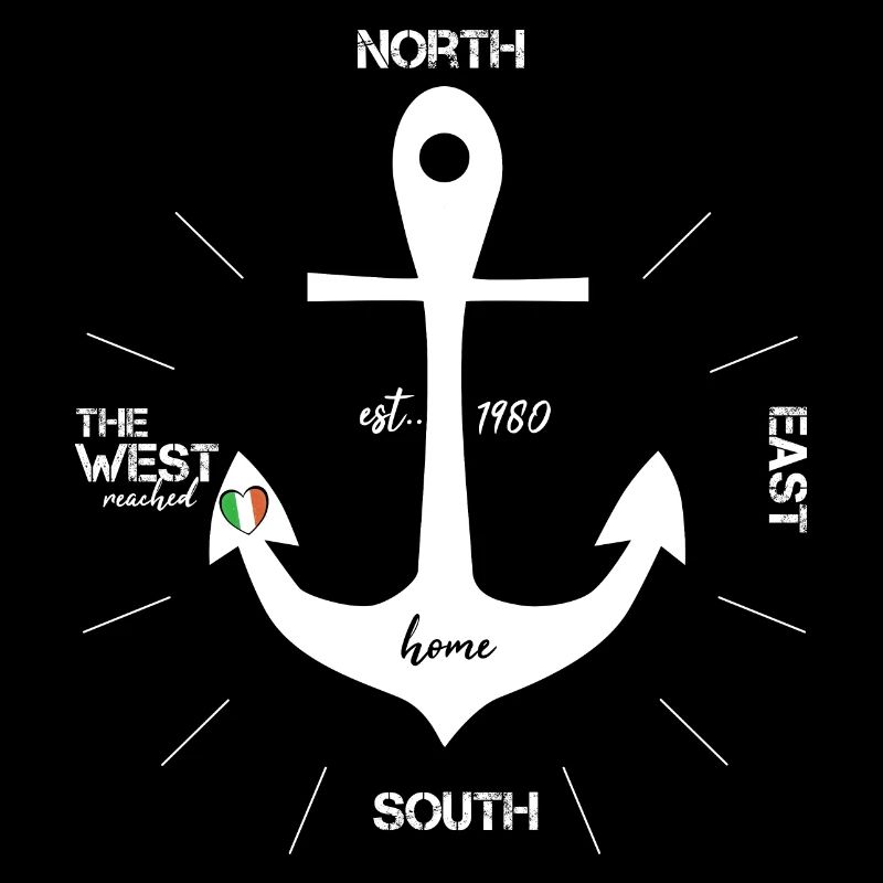Anchor Ireland Irish Flag