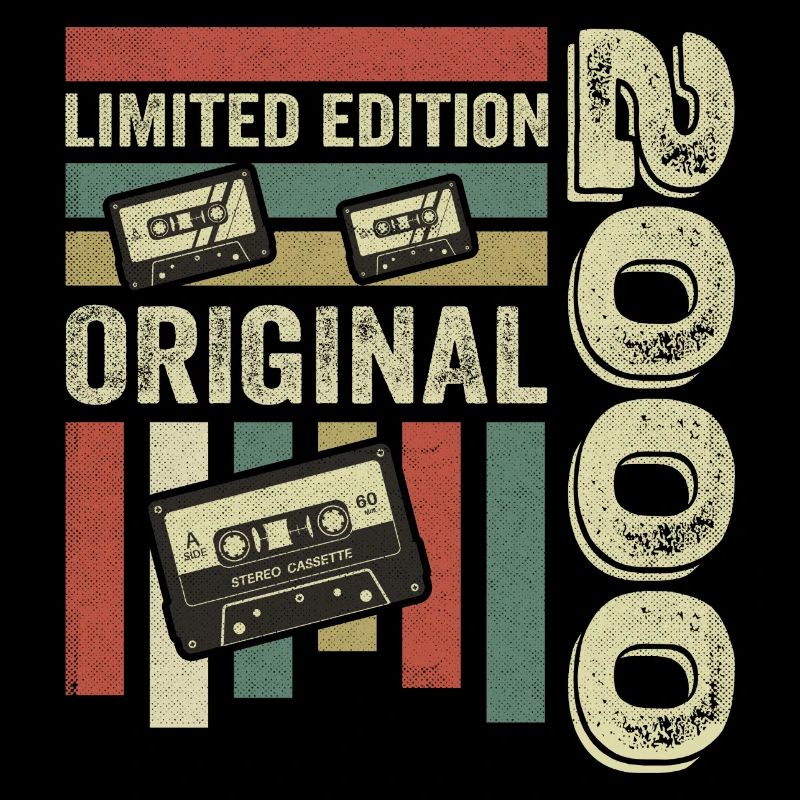 Vintage 2000 - Retro Geburtstagsspruch 2000