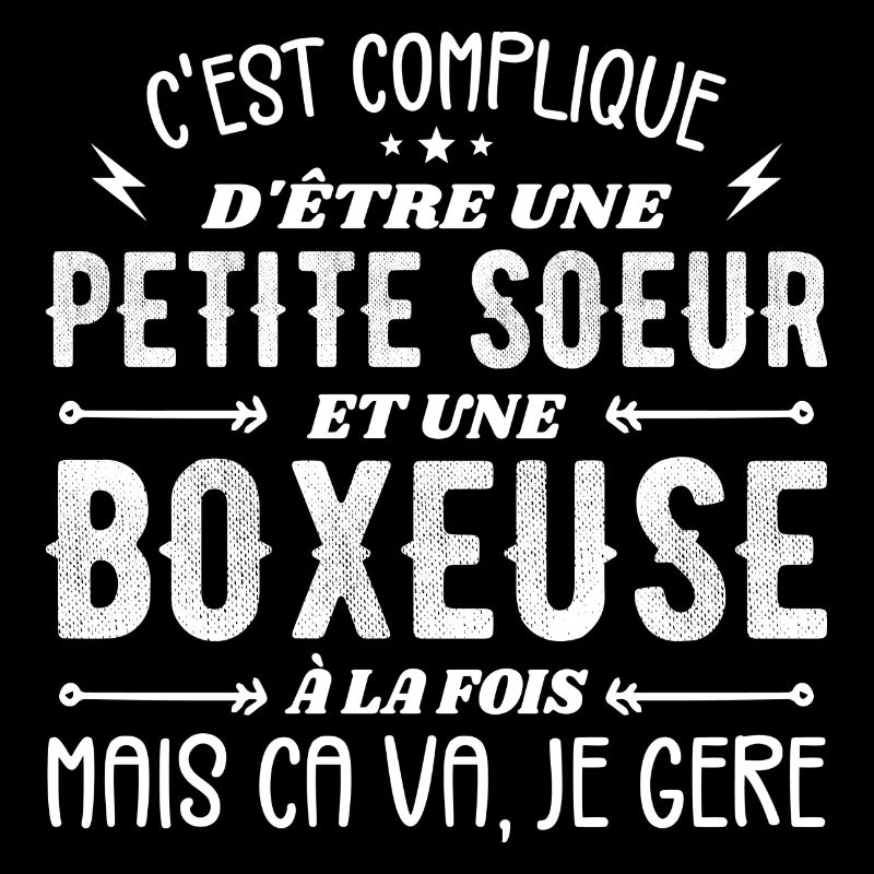 Kleine Schwester und ein Boxer