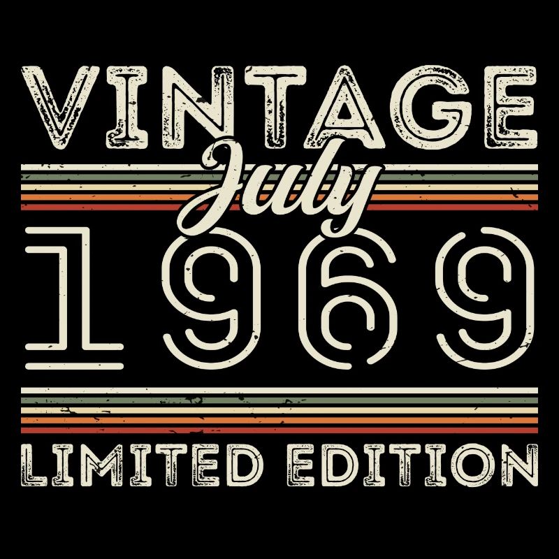 Juli 1969 Juli Geburtstagsgeschenk Juli 1969