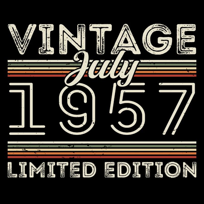 Juli 1957 Juli Geburtstagsgeschenk Juli 1957