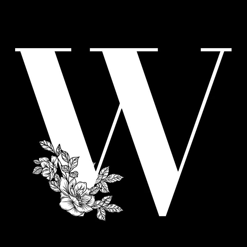 Buchstabe W Blume
