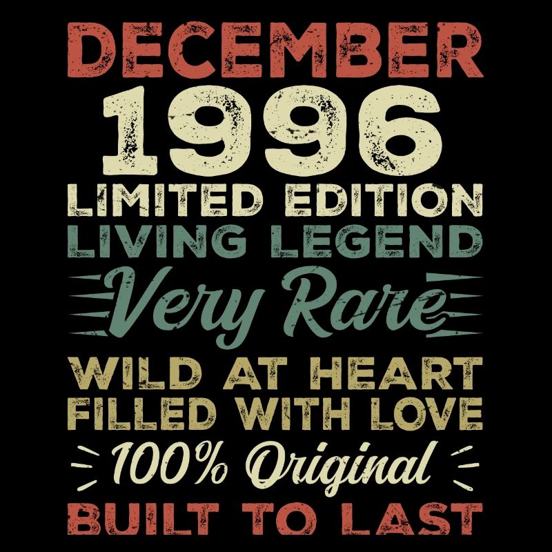 Dezember 1996 - Geburtstag Dezember 1996 Jahr