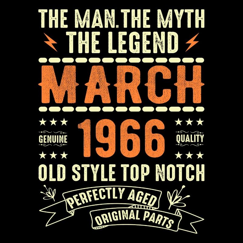 March 1966 Birthday Gift Vintage March 1966