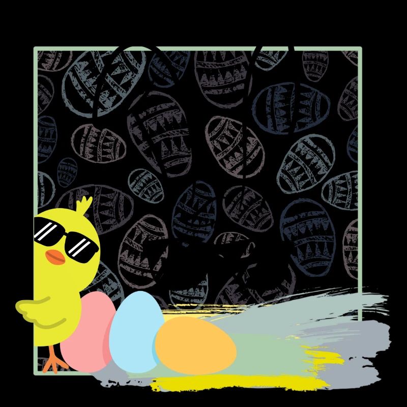 cool easter bunny with sunglasses easter easter eggs