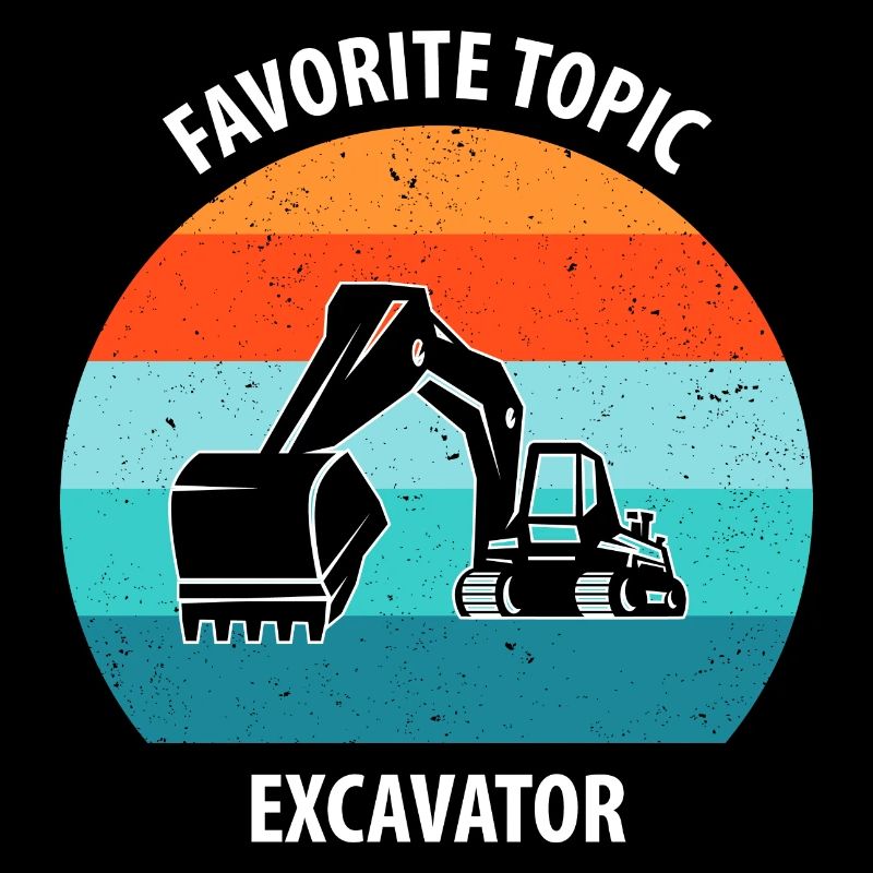 Bagger Baggerfahrer Baggerwagen