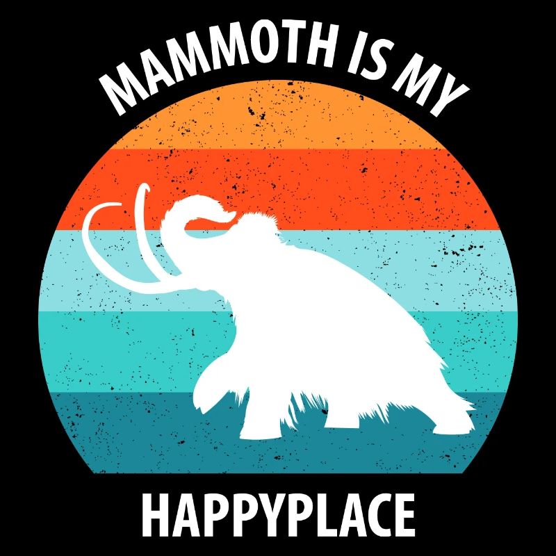 Lustiges Mammut Steinzeit Eiszeit Design Urzeit