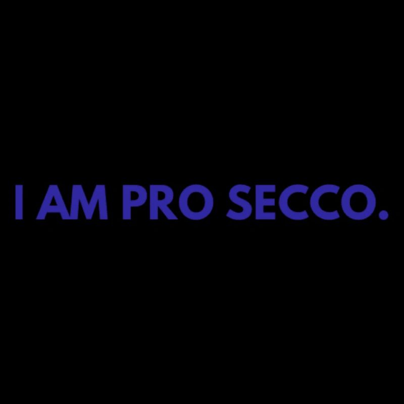 JE SUIS PRO SECCO. Prosecco Lover, cool NOUVEAU Design!!!