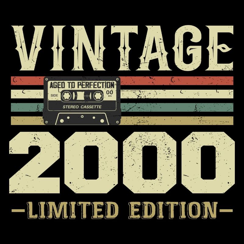 Vintage 2000 Rétro Cadeau D’anniversaire 2000