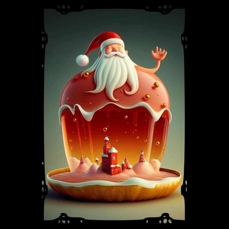 Weihnachtsmann-Gelee