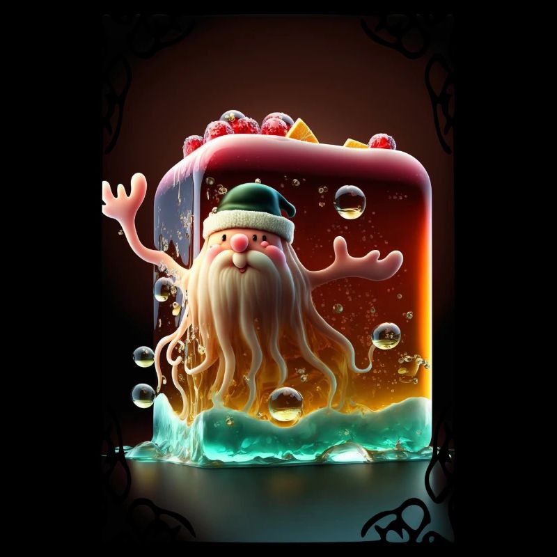 Gelee-Weihnachtsmann