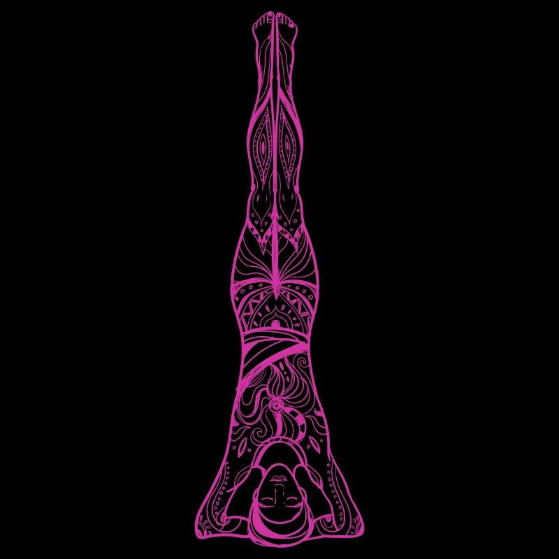 03 Sirshasana oder Kopf-Yoga | Zeichnen von Strichen