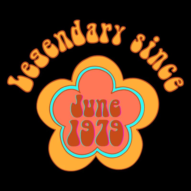 Legendär seit Juni 1979 Geburtstag Retro