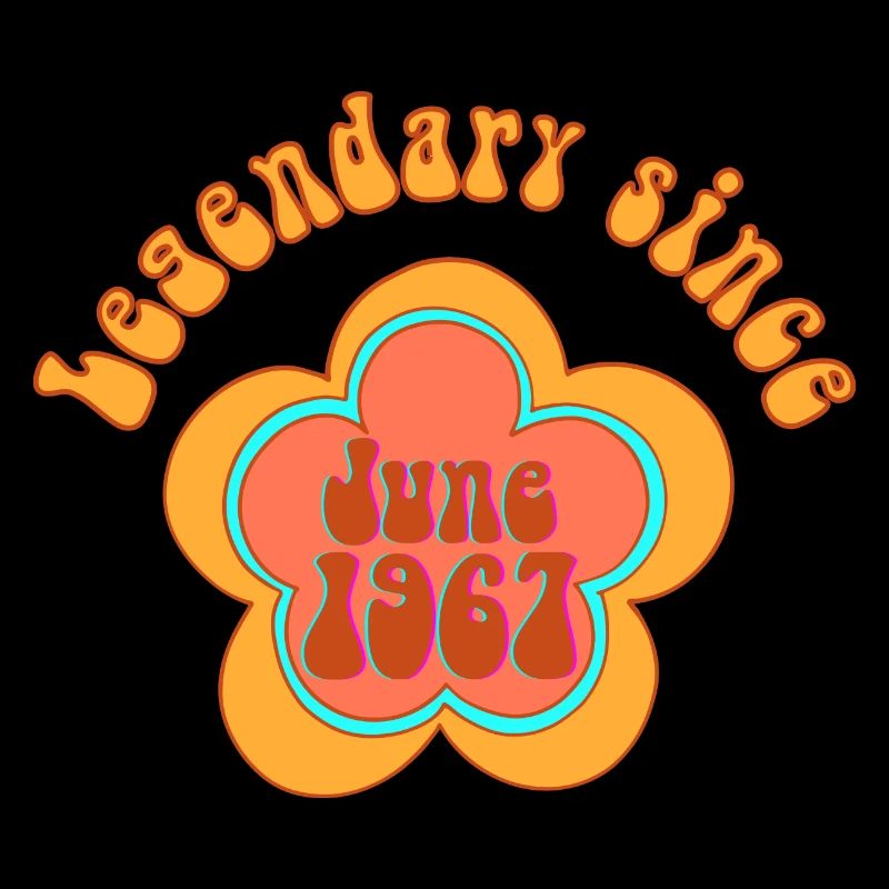 Legendär seit Juni 1967 Geburtstag Retro