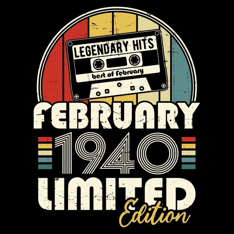 Februar 1940 Vintage Geburtstag Retro Geschenk