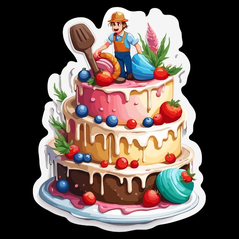 Gâteau d’anniversaire / Gâteau / Joyeux anniversaire / Gâteau