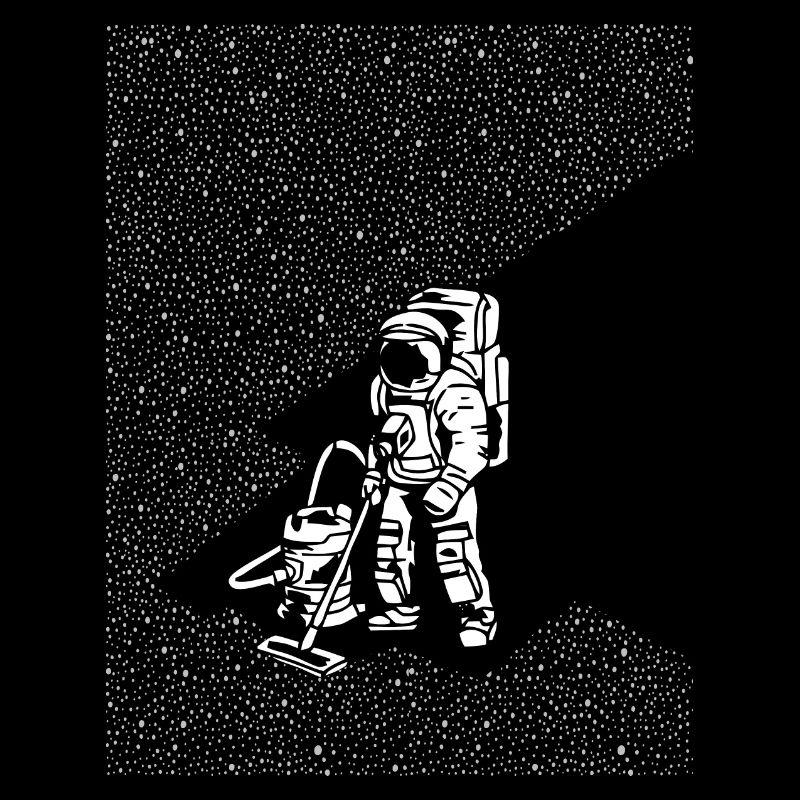 Astronaut Galaxy Graphic