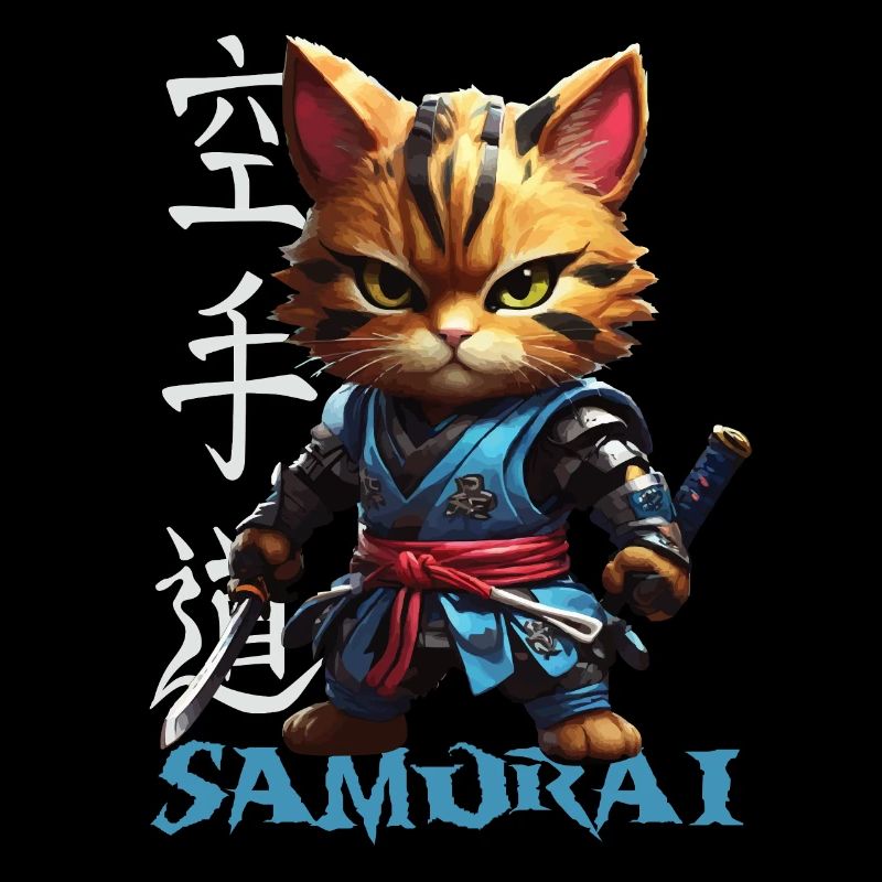 Chat samouraï