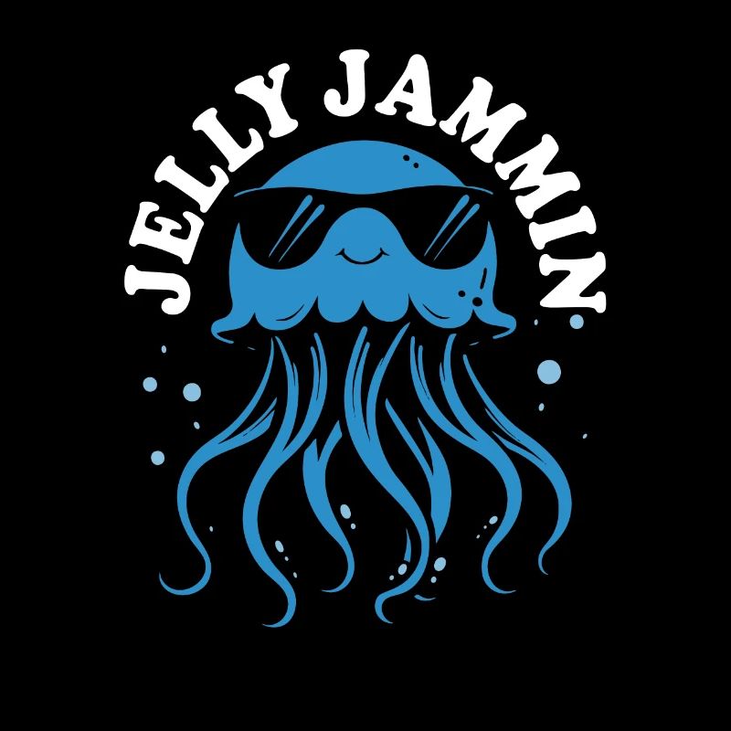 Jelly Jammin Jellyfish with Tentacles, Sea Creatures