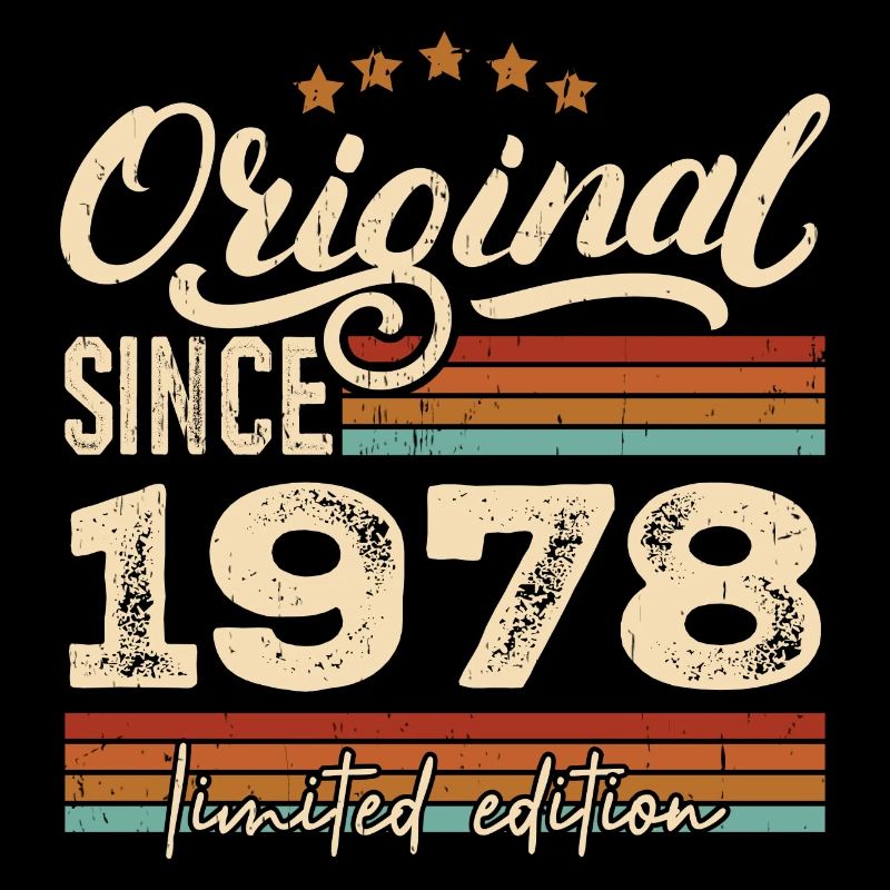 Original 1978 Vintage - Cadeau D’anniversaire 1978