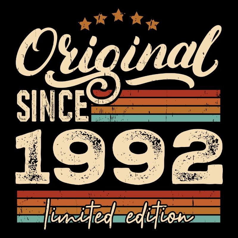 Original 1992 Vintage - Cadeau D’anniversaire 1992
