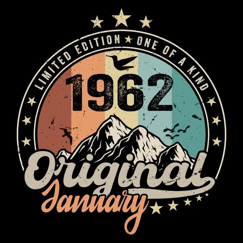 Vintage Retro Januar 1962 Geburtstagsgeschenk