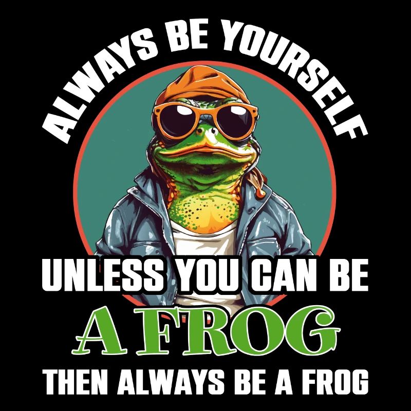 Be yourself or be a frog