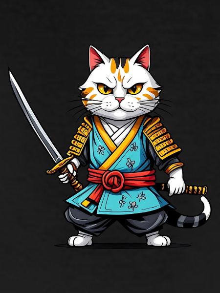 Samurai cat