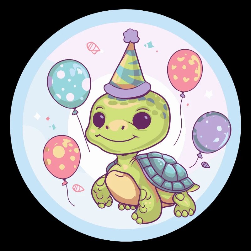 Turtle Birthday Baby