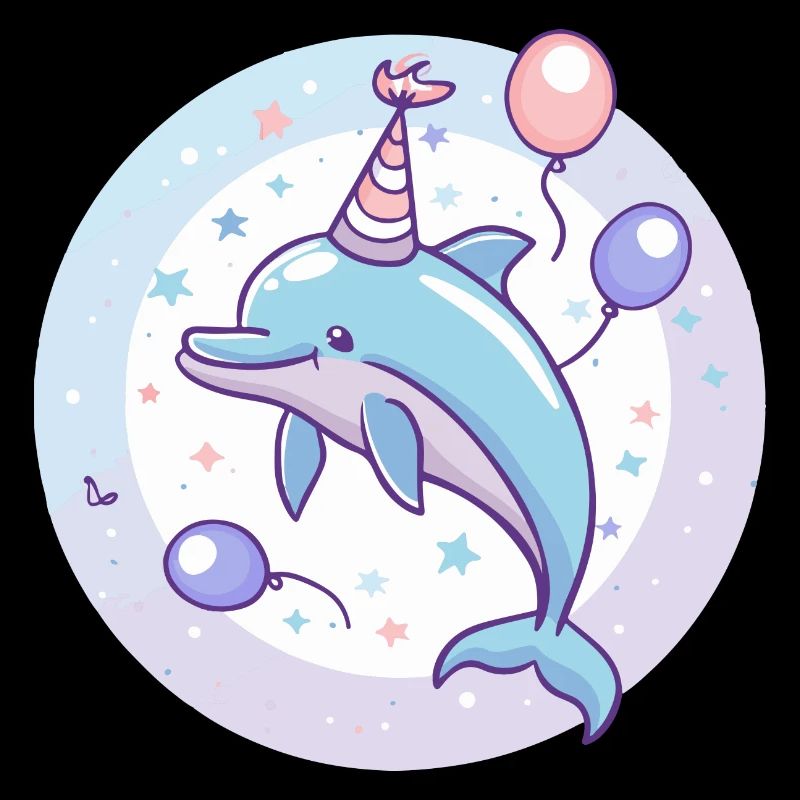 Dauphin Anniversaire Bébé