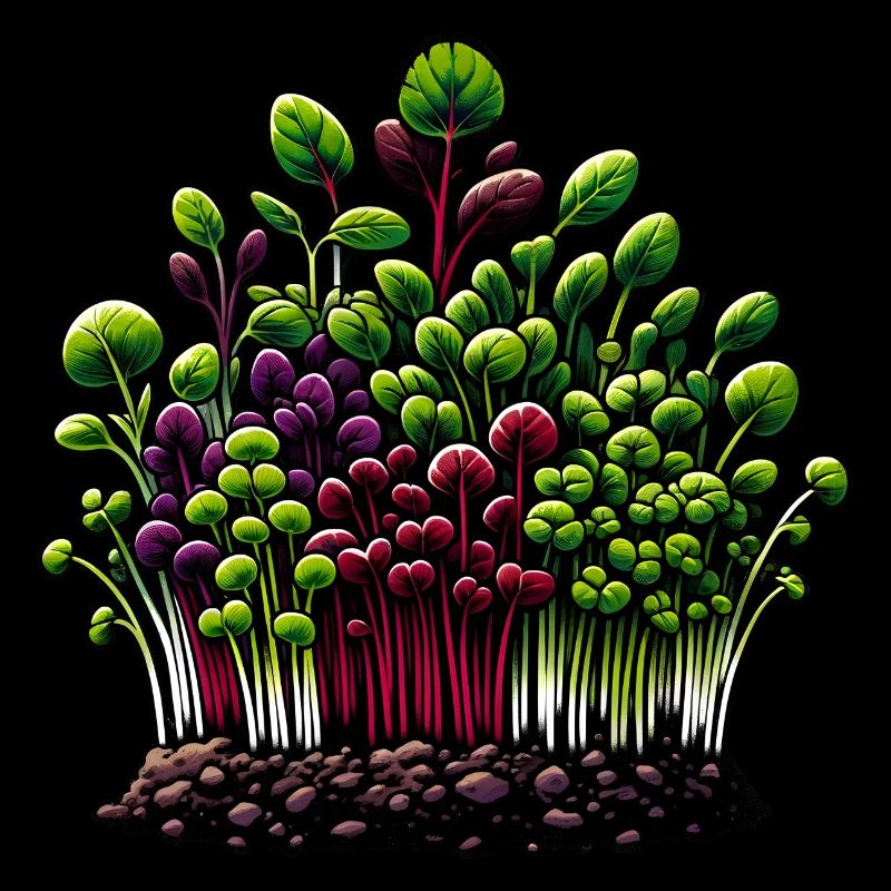 Microgreens Agriculture Vegan Sprouts