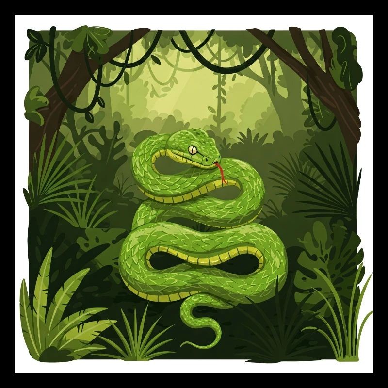 Jungle Serpent : une représentation de la nature sauvage