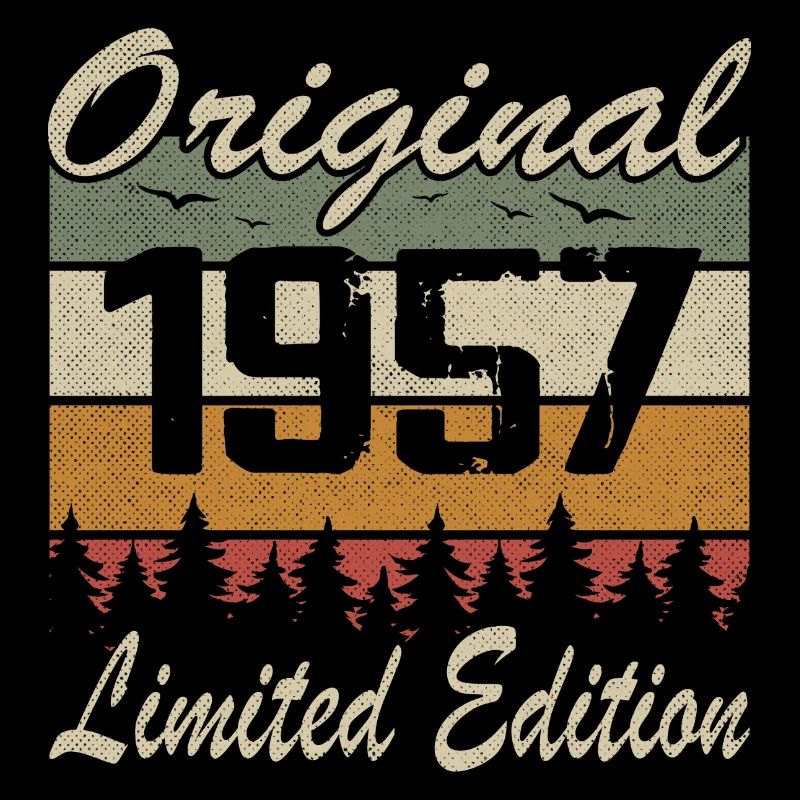 Vintage-Geburtstag Original-Geschenkidee 1957