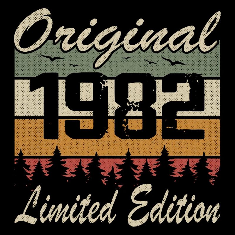 Vintage Geburtstag Original Geschenkidee 1982