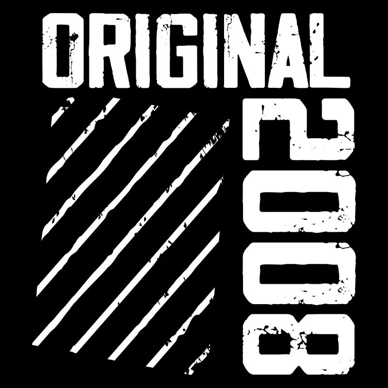 Original 2008 16e Anniversaire Cadeau Retro