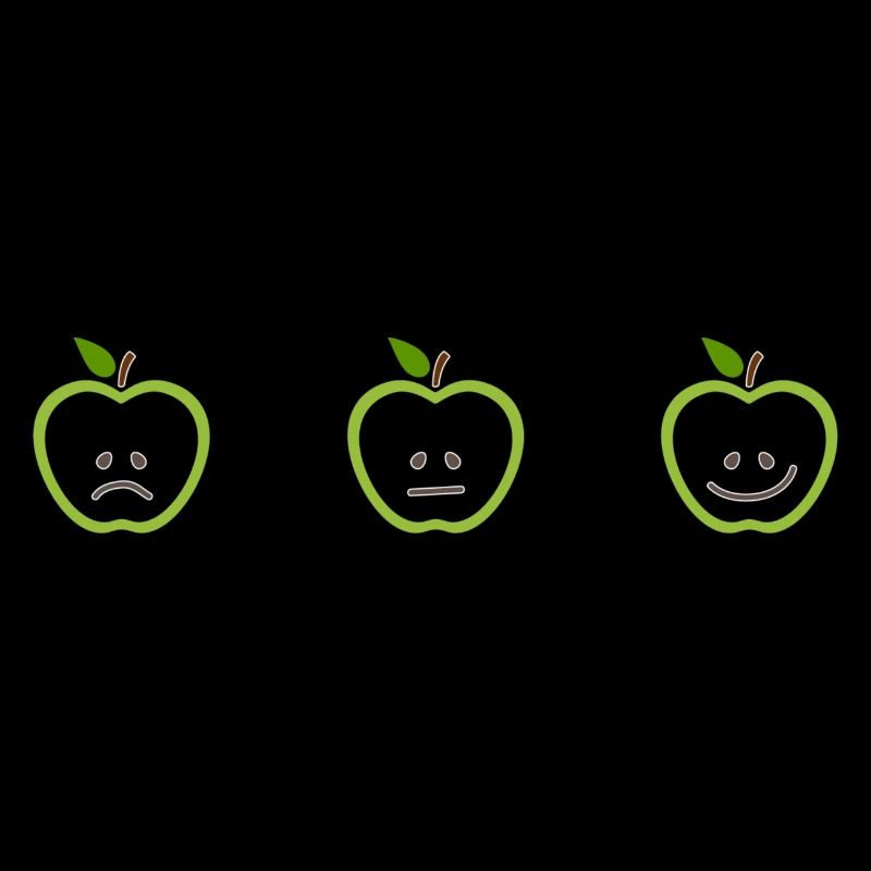 Apples with different faces