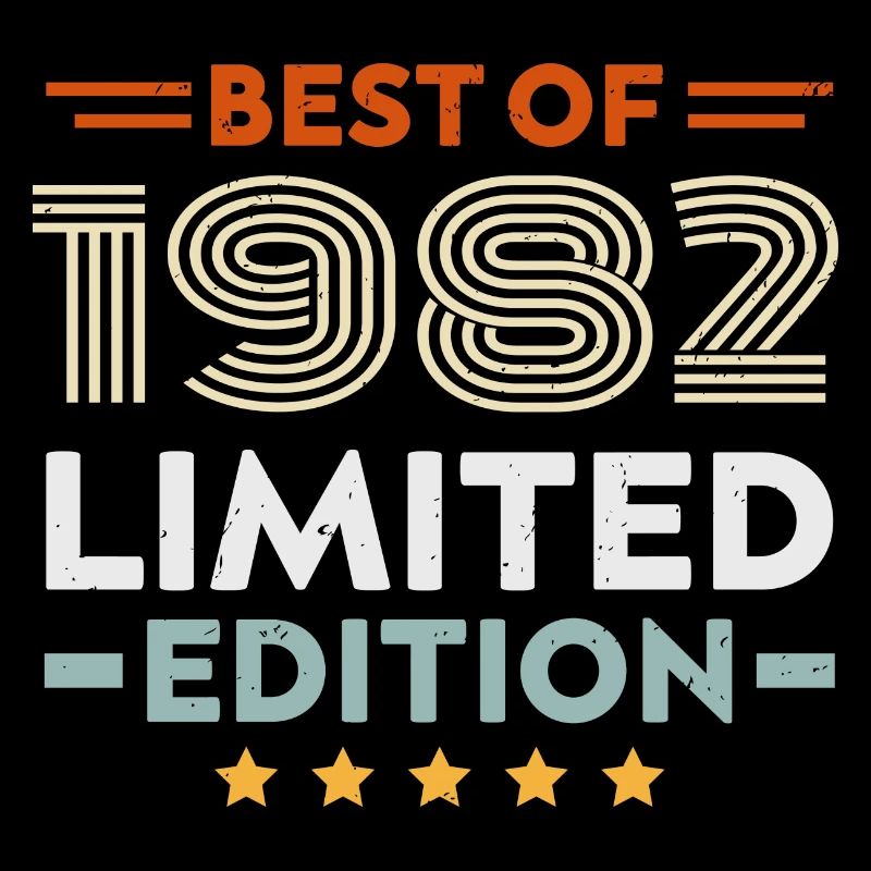 Retro 1982 Vintage Cadeau 42e Anniversaire 42 Ans