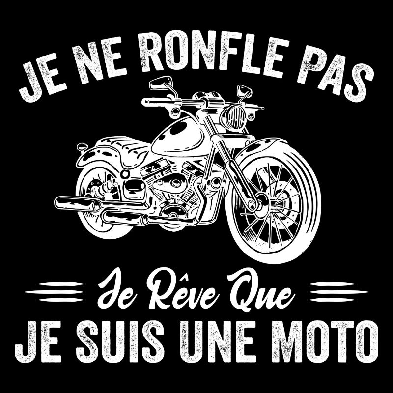 Ich schnarche nicht, ich träume, ich bin ein Motorrad
